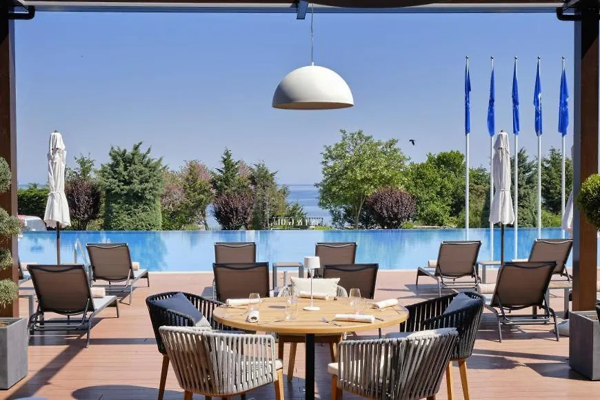 Santa Marina - Designer Apt With Sea View Terrace & Pools ソゾポル アパート